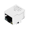 Совместимость с импульсным J0073D01BNL LINK-PP LPJ0073BBNL Сетевой разъем 10/100 Base-T RJ45 с магнитным язычком вниз, зеленый/желтый светодиод, изображение большого пальца 1