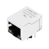 RT-TGMAGL-R1S188F21P03 Compatible LINK-PP LPJ4265BDNL 10/100 Base-T Tab Down Yellow/Green Led Single Port POE RJ45 Ethernet Magjack thumb image 1