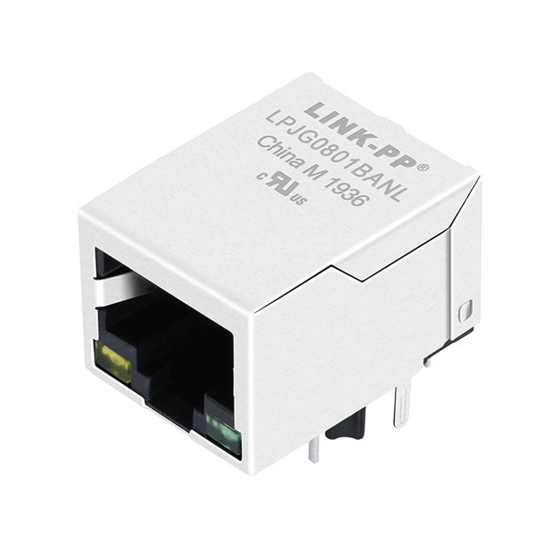 Bothhand KLA1S109-34 LF Compatible LINK-PP LPJG0801BANL 100/1000 Base-T Tab Down Yellow/Green Led 1x1 Port Jack RJ45 Network Connector