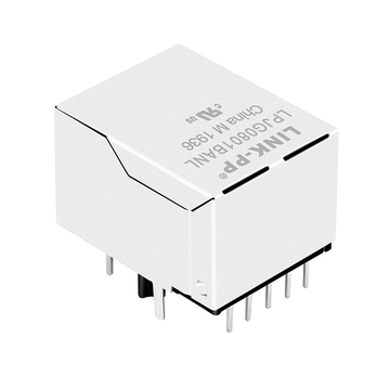 متوافق مع KLA1S109-34 LF LINK-PP LPJG0801BANL 100/1000 Base-T Tab Down Yellow/Green LED 1x1 Port Jack RJ45 Network Connector image 5