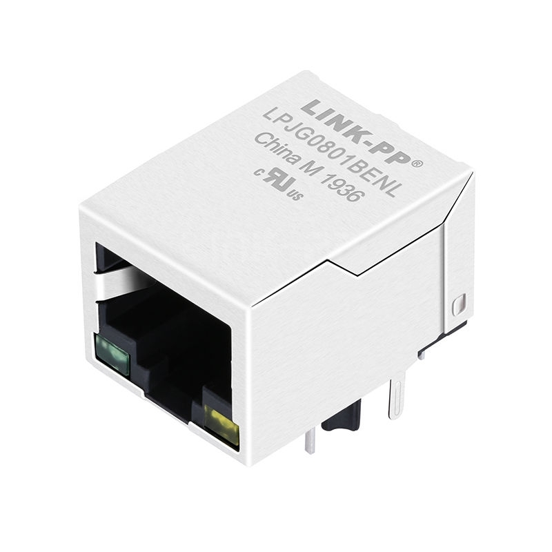 X Multiple XRJG-01K-4-H11-120 Compatible LINK-PP LPJG0801BENL 100/1000 Base-T RJ45 Jack with Magnetics Tab Down Green/Yellow Led