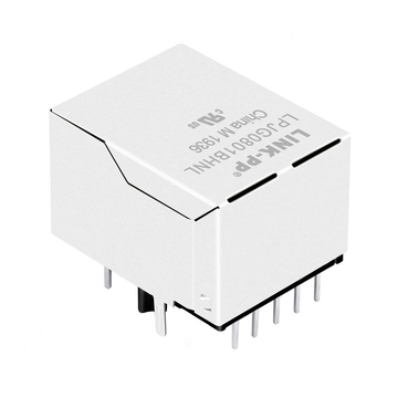 X Meerdere XRJG-01K-4-H11-320 compatibel LINK-PP LPJG0801BHNL 100/1000 Base-T Cat6 RJ45 modulaire connector met lipje naar beneden, 1x1 poort, groene/gele LED (afbeelding 5)