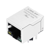 LPJ4049HDNL 10/100 Base-T Tab Down PoE RJ45 Magjack Yellow/Green LED thumb image 1
