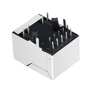 МЫ 7499410420 Совместимость LINK-PP LPJ4230H7NL 10/100 Base-T, разъем с клеммой вниз, зеленый и желтый/зеленый светодиод, 1 порт POE+, гнездовой разъем RJ-45, изображение 4