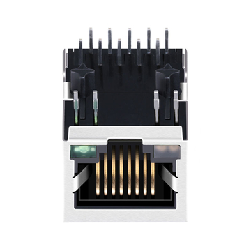 LPJ4230H7NL 10/100 Base-T PoE+ LAN-разъем RJ45, гнездо, выпрямительный мост, желтый и зеленый/зеленый светодиод, изображение 2