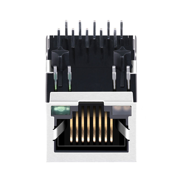 МЫ 7499410420 Совместимость LINK-PP LPJ4230H7NL 10/100 Base-T, разъем с клеммой вниз, зеленый и желтый/зеленый светодиод, 1 порт POE+, гнездовой разъем RJ-45, изображение 2