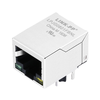 Hanrun HR911131A Compatible LINK-PP LPJG0801FBNL 100/1000 Base-T Tab Down Green/Yellow LED 1 Port RJ45 Magjack thumb image 1