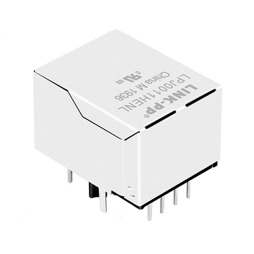 LPJ0011HENL 10/100 Base-T RJ45 ethernet jack With magnetics Single Port Tab Down Green/Yellow Led image 5