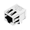 LPJ0014CNL 10/100 Base-T Single Port RJ45 8P8C Modular Jack Tab Down Without Led thumb image 1