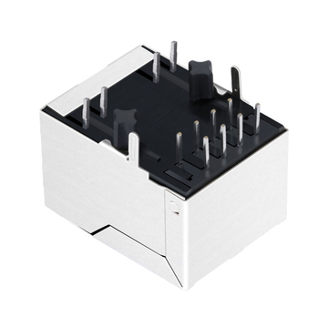 Hanrun HY911106AE Compatible LPJ4011FBNL 10/100 Base-T RJ45 1x1 shielded modular jack Tab Down Green/Yellow Led image 4