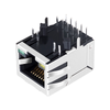 Hanrun HY931147C compatibel LINK-PP LPJ0049GDNL 10/100 Base-T Tab Down Gele/Groene LED 1x1 Poort PoE RJ45 Magjack miniatuurafbeelding 3