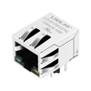 Halo HFJ11-RP26E-L12RL Compatible LINK-PP LPJ0104GENL 10/100 Base-T 1x1 Port Shielded RJ45 POE Connector Tab Down Green/Yellow Led thumb image 1