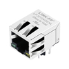 WE MIC64013-5180T Compatible LINK-PP LPJ0104GENL 10/100 Base-T Tab Down Green/Yellow Led 1x1 Port Ethernet POE RJ45 Jack with Magnetics thumb image 1