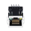 Compatibile con Halo MIC25011-5110T-LF3 LINK-PP LPJ0026GDNL 10/100 Base-T Tab Down Led giallo/verde 1 porta Connettore Magjack Ethernet RJ45 miniatura immagine 2