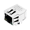 Compatibile con Halo MIC25011-5110T-LF3 LINK-PP LPJ0026GDNL 10/100 Base-T Tab Down Led giallo/verde 1 porta Connettore Magjack Ethernet RJ45 miniatura immagine 1