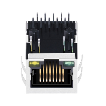 ude rb1-125bhq1a compatible link-pp lpj0085ahnl 10 100 base-t poe rj45 magjack tab down green yellow led image 2