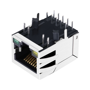 LPJ0284GDNL 10/100 Base-T PoE Modular Jack RJ45 Θηλυκός σύνδεσμος εικόνα 3