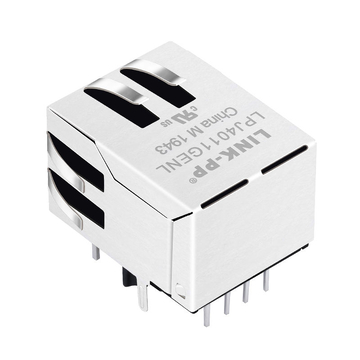 Hanrun HR941105CE Compatible LPJ4011GENL 10/100 Base-T RJ45 1x1 shielded modular jack Tab Down Green/Yellow Led image 4