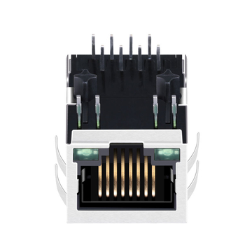 Совместимость с Tyco 5-1840450-7 LINK-PP LPJ4011GFNL 10/100 Base-T 1X1 Port FastJacks RJ45 Female Connector Tab Down Green/Green Led image 2