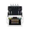 LPJ4017GENL Integrated RJ45 Magjack 10/100 Base-T Tab Down Green/Yellow LED thumb image 2