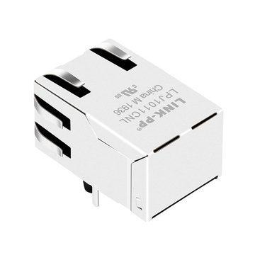 Pulse J1011F32NL Compatibel LINK-PP LPJ1011CNL 10/100 Base-T Tab Up Zonder Led 1 Poort PCB RJ 45 Jack afbeelding 5