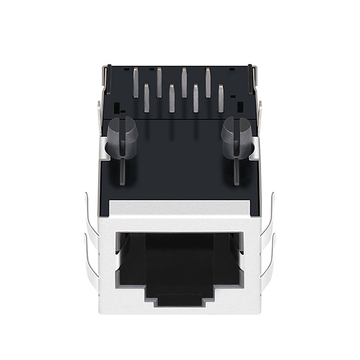 LPJ1216CNL 10 100 base-t rj45 magjack tab up without led image 3