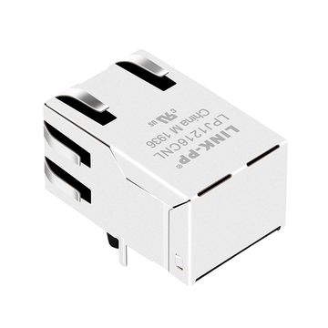 LPJ1216CNL 10/100 Base-T 1x1 Port RJ45 Magjack Connector Tab Up Without Led image 4