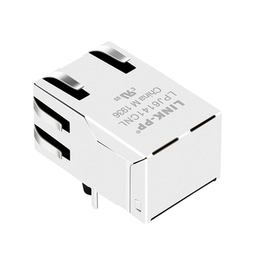 XFMRS XFATM9DM-CT1-4M Συμβατό LINK-PP LPJ6141CNL 10/100 Base-T Tab Up Χωρίς LED 1x1 Port 8P8C Modular RJ45 Connector Jacks εικόνα 5