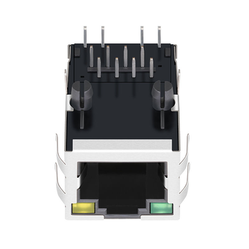 Совместимость с импульсным J1011F21PNL LINK-PP LPJ1011ABNL 10/100 Base-T 1x1 Port RJ45 Ethernet Magjack Tab Up Green/Yellow Led image 2