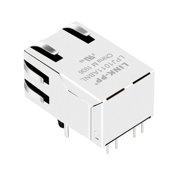 Pulse J1011F21P Compatible LINK-PP LPJ1011ABNL 10/100 Base-T Tab Up Green/Yellow Led 1x1 Port RJ45 Jack Magnetics image 5