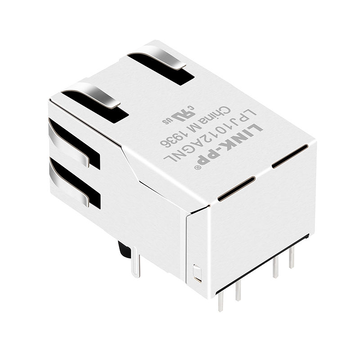 Pulse J1012F21C Compatible LINK-PP LPJ1012AGNL 10/100 Base-T Tab Up Yellow/Green Led Single Port Modular Jack RJ 45 Connector image 5