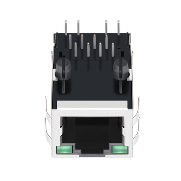 Pulse J1012F21KNL-compatibel LINK-PP LPJ1012AWNL 10/100 Base-T 1x1 poort Tab Up RJ45-connector met groene/groene LED (afbeelding 2)