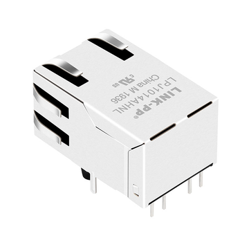 Совместимость с Belfuse SI-50154-F LINK-PP LPJ1014AHNL 10/100 Base-T Интегрированный магнитный разъем RJ45 1x1 Порт, вкладка вверх, изображение 5