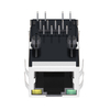 Совместимость с Belfuse SI-50219-F LINK-PP LPJ1014AHNL 100 Base-T Industrial RJ45 MagJack Tab Up Зеленый/Желтый светодиод, изображение большого пальца 3