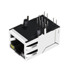 Compatível com YDS 47F-1216DYD2NL LINK-PP LPJ1014AONL Conector magnético RJ45 integrado 100 Base-T com aba para cima e LEDs laranja/verde/amarelo (imagem em miniatura 3)