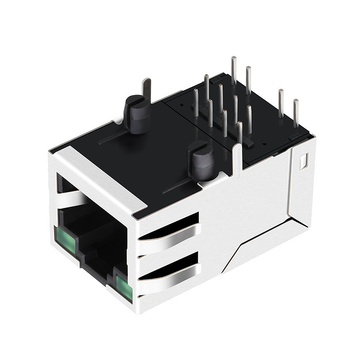 Belfulse SI-80025-F Compatible LINK-PP LPJ1014AWNL 100 Base-T RJ45 Ethernet Magjack Tab Up Green/Green Led image 2