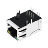 Compatible con RTA-114B1K1A. LINK-PP LPJ1028AHNL 10/100 Base-T Conector magnético RJ45 de un solo puerto con pestaña hacia arriba LED verde/amarillo Imagen en miniatura 3