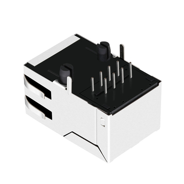 Pulse J1011F32NL Compatibel LINK-PP LPJ1011CNL 10/100 Base-T Tab Up Zonder Led 1 Poort PCB RJ 45 Jack afbeelding 4