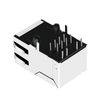 Belfuse SI-53021-F Compatible LINK-PP LPJ1141AWNL 10/100 Base-T Single Port RJ45 Magnetic Connector Tab Up Green/Green Led thumb image 4