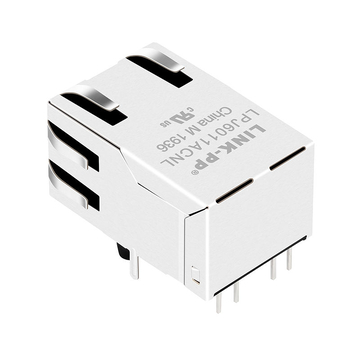 X Multiple XFMATM9R-CTXU1-4M Συμβατό LINK-PP LPJ6011ACNL 10/100 Base-T Tab Up Πράσινο/Πράσινο LED Μονής Θύρας Amp με Θωρακισμένη Βύσμα RJ45 εικόνα 5