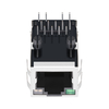Belfuse SI-51009-F Compatible LINK-PP LPJG17332A8NL 100/1000 Base-T Tab Up Green/Yellow&Green Led Single Port 10P8C RJ45 Networking Connector thumb image 2