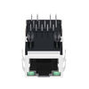 Belfuse SI-51005-F Compatible LINK-PP LPJG17332AWNL 100/1000 Base-T Single Port Shielded RJ45 Jack Tab Up Green/Green Led thumb image 2