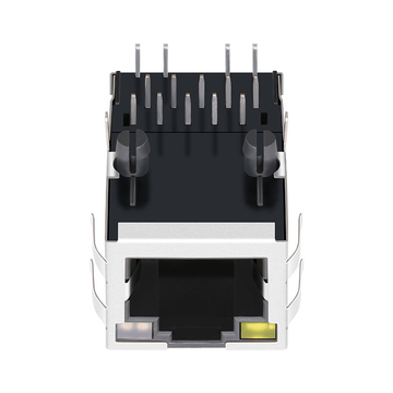 X Multiple XMH-01D-E-LB3-1-770 Συμβατό LINK-PP LPJG17333ASNL 100/1000 Base-T Μονής Θύρας RJ45 Υποδοχή Jack Tab Up Κίτρινο/Πορτοκαλί&Πράσινο LED εικόνα 2