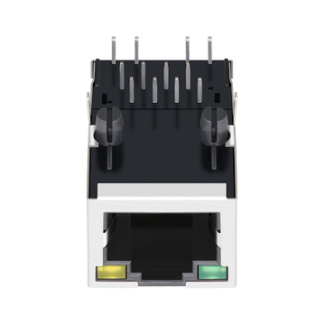 Συμβατό με Pulse J1006F01PNL LINK-PP LPJ1006BBNL 10/100 Base-T Tab Up Πράσινο/Κίτρινο LED Μονής Θύρας 8P8C RJ-45 Εικόνα Δικτύου 2