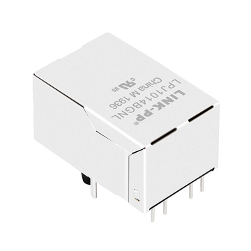 Вюрт 7499010121 Совместимый LINK-PP LPJ1014BGNL 100 Base-T Встроенный RJ45-разъем с магнитными элементами. Однопортовый, с врезкой вверх (изображение 5).