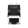 LPJ1014BGNL 10/100 Base-T Single Port RJ45 Connector with transformer Tab Up Yellow/Green Led thumb image 2