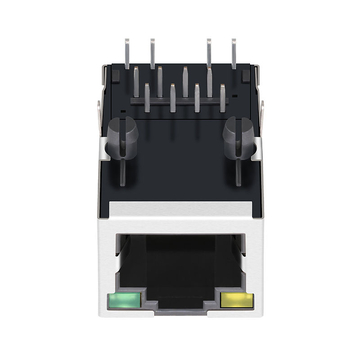Вюрт 7499010121 Совместимый LINK-PP LPJ1014BGNL 100 Base-T Встроенный RJ45-разъем с магнитными элементами. Однопортовый, с врезкой вверх (изображение 2).