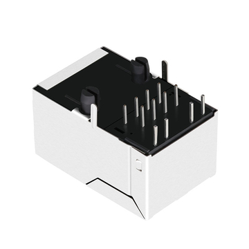 Belfuse 0817-1AX1-11-F Συμβατό LINK-PP LPJ1026BGNL 100 Base-T Μονής Θύρας RJ45 με Ενσωματωμένα Μαγνητικά Στοιχεία Tab Up Κίτρινο/Πράσινο LED Εικόνα 4