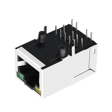 Xマルチ XMPH-01D-1-D25-110互換 LINK-PP LPJ1149BGNL 100 Base-T RJ45 POE Magjackコネクタ シングルポート タブアップ 黄/緑LED 画像3