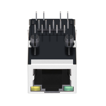X Multiple XMPH-SC851-901NL Συμβατό LINK-PP LPJ1175BHNL 10/100 Base-T Tab Up Πράσινο/Κίτρινο LED Μονής Θύρας POE RJ45 Magjack ICM Jack εικόνα 2